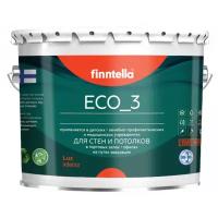 Краска акриловая finntella Eco_3 Wash and Clean глубокоматовая белый 2.7 л