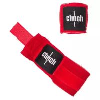 Бинты эластичные Clinch Boxing Crepe Bandage Punch красные (длина 2.55 м)