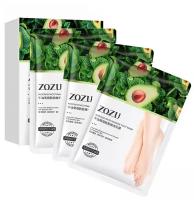 ZOZU Маска-носки для ног Avocado Nicotinamide Mask, 35гр. 3 шт