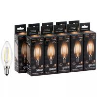 Светодиодная лампа Gauss LED Filament Candle E14 7W 2700К (упаковка 10 шт)