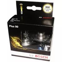 BOSCH лампа H4 12V 60/55W PLUS 90 (DP) 1987301074, 2шт