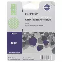 Cartridge ink Cactus CS-EPT0549 blue (16.2ml) for Epson Stylus Photo R800/R1800