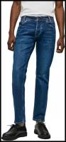 брюки (джинсы) для мужчин, Pepe Jeans London, модель: PM206325VR64, цвет: темно-синий, размер: 33/34