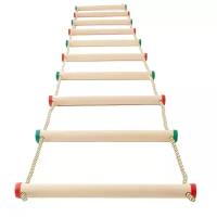 Веревочная лестница идея 10 ступеней