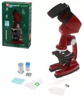 Микроскоп Наша игрушка (TMP-B900) красный