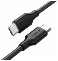 Кабель UGREEN US286 (10306) USB-C 2.0 Male To USB-C 2.0 Male 3A Data Cable. 2м. черный