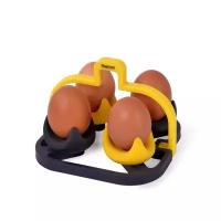 Форма для варки яиц Fissman 7251, черный/желтый