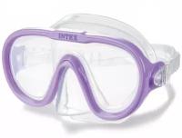 Маска для плавания, от 8 лет, SEA SCAN SWIM MASKS Intex 55916 фиолетовый