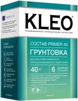 Грунтовка KLEO PRIMER 40 сыпучая на 40 кв. м. Для грунтования стен и для подготовки поверхности перед наклеиванием всех видов обоев