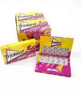 Жевательная резинка Trident Max Raspberry Lemon / Тридент Макс Малина Лемон 23гр. (Турция)