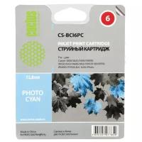 Картридж cactus CS-BCI6PC, 270 стр, светло-голубой