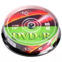 Диски VS DVD+R Cake Box (10 шт.) 4.7Gb 16x (VSDVDPRCB1001)