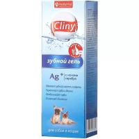 Гель Cliny зубной с ионами серебра для собак и кошек 75 мл