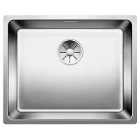 Врезная кухонная мойка 44 см, Blanco Andano 500-U 522967, нержавеющая сталь зеркальная полировка