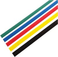 Термоусаживаемые трубки 20,0 10,0 мм, набор пять цветов, упаковка 25 шт. по 1 м (etm), REXANT 29-0170 (1 шт.)