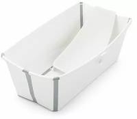 Ванночка с горкой Stokke Flexi Bath Bundle, Tub with Newborn Support White 531501