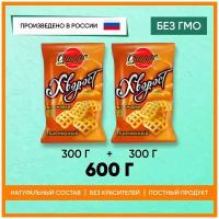 Хворост для жарки 600 гр. 2 упаковки по 300гр. Снеки кранчи пшеничные