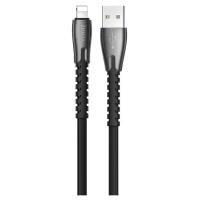 Кабель Hoco U58 Core USB - Lightning, 1.2 м, черный