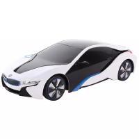 Машинка на радиоуправлении Rastar BMW I8 (арт.48400), 1:24 (19,5см). Белая