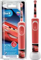 Детская электрическая зубная щетка Oral-B Vitality Kids Тачки (блистер) D100.413.2K