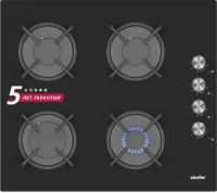 Газовая варочная панель Simfer H60K40S000, чёрный