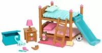Набор мебели игровой Li'l Woodzeez Детская и двухъярусная кровать