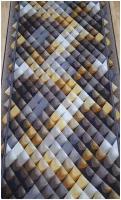Ковровая дорожка на войлоке, Витебские ковры, с печатным рисунком, 2596, разноцветная, 1.3*1.3м