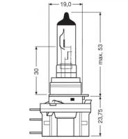 Лампа ксенон H15 4300K КЕТ 9-32V 35W (YADA)