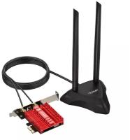 PCI-E адаптер Wi-Fi 6E Intel AX210 AX3000 Bluetooth 5.2 - 2.4GHz/5GHz/6GHz с внешней антенной