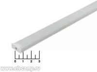 Профиль для светодиодной ленты / RUICHI /Профиль накладной алюминиевый 509-1, 1м