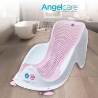 Горка для купания детская Angelcare Bath Support Mini, светло-розовая