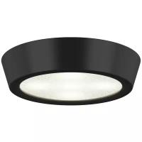 Настенно-потолочный светильник Lightstar Urbano mini 214772, 8 Вт, 12.5 х 12.5 см, цвет арматуры: черный, цвет плафона: бесцветный