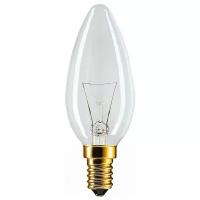 Лампа накаливания Philips Standard 1CT/10X10F, E14, B35, 40Вт