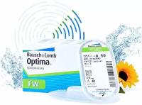 Контактные линзы Bausch & Lomb Optima FW, 4 шт., R 8,7, D -3,25