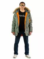 Парка мужская NORD STORM Tight HUSKY II Olive/Orange 2XL