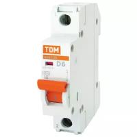 Автоматический выключатель TDM ЕLECTRIC ВА 47-29 1P (D) 4,5kA 6 А