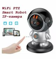 Домашняя IP-камера 3MP WiFi PTZ Smart Robot с функцией обнаружения движения, с вызовом в одно касание, с ночным видением