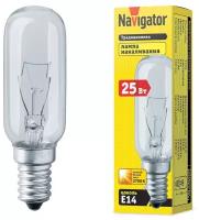 Лампа 25W для холодильников, для вытяжек (NI-T25L-25-230-E14-CL)