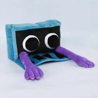 Мягкая игрушка Фиолетовый радужный друг из игры Roblox Радужные друзья (Rainbow friends), плюшевая игрушка монстр Purple для детей 25 см