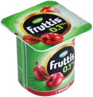 Fruttis йогуртный продукт легкий персик маракуйя вишня 0.1%, 110 г
