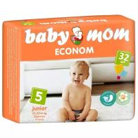 Baby Мom подгузники Econom 5 junior (11-25 кг), 32 шт