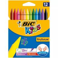 BIC Цветные мелки Plastidecor 12 цветов (945764) разноцветный