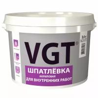 Шпатлевка акриловая для внутренних работ VGT (3,6кг)