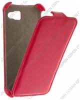 Кожаный чехол для Fly IQ 4411 Quad Energie 2 Armor Case (Красный)