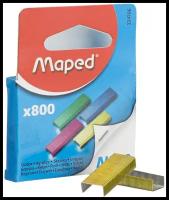 Maped Скобы для степлера 10, Maped, оцинкованные, 10 листов, 800 шт (сталь)