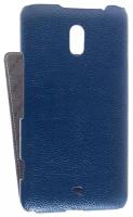 Кожаный чехол для Nokia Lumia 1320 Melkco Leather Case - Jacka Type (Dark Blue LC)