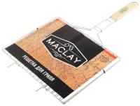 Решётка-гриль для мяса Maclay, нержавеющая сталь, размер 34 х 28,6 см (1 шт.)