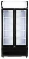 Витрина холодильная NORDFROST RSC 600 GKB, 568 л объем, No Frost, 2 двери, цвет черный