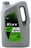 Синтетическое моторное масло Kixx HD1 10W-40, 6 л