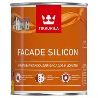Краска для фасадов и цоколей Facade Silicon Tikkurila 0,9 л База С (бесцветный) глубокоматовая